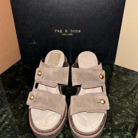 Rag & Bone Sommer wedge platform sandals - Picture 2 of 7